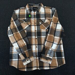 NWT GOLDEN TREE Men's Long Sleeve Plaid Flannel Shirt Button Up Size L